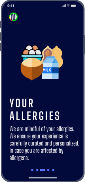 Choose Allergies, if any.